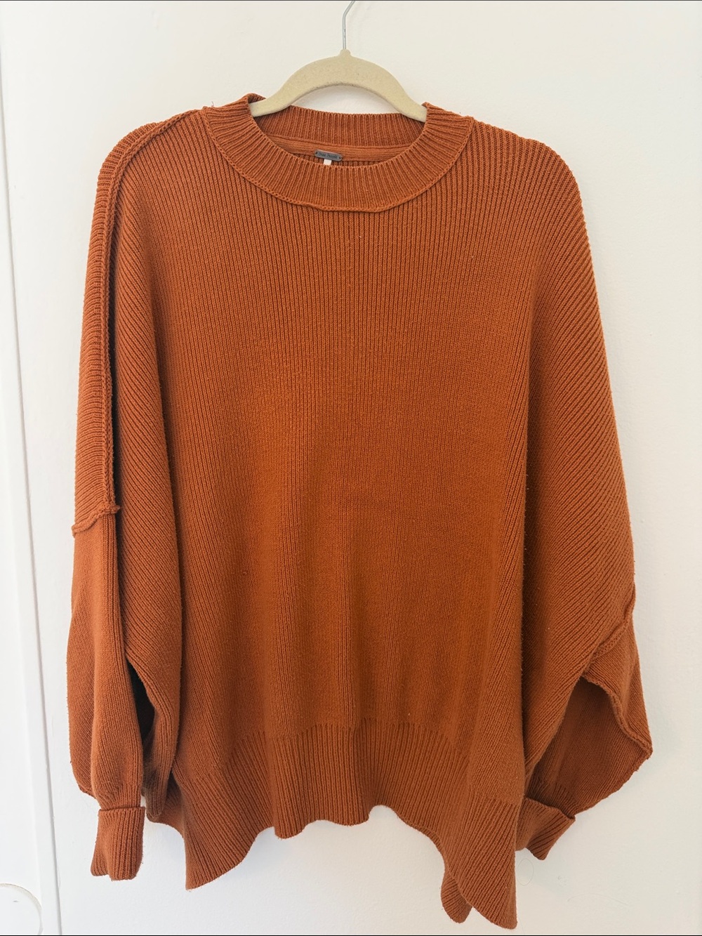 Free People Easy Street Tunic Sweater Rust S/P